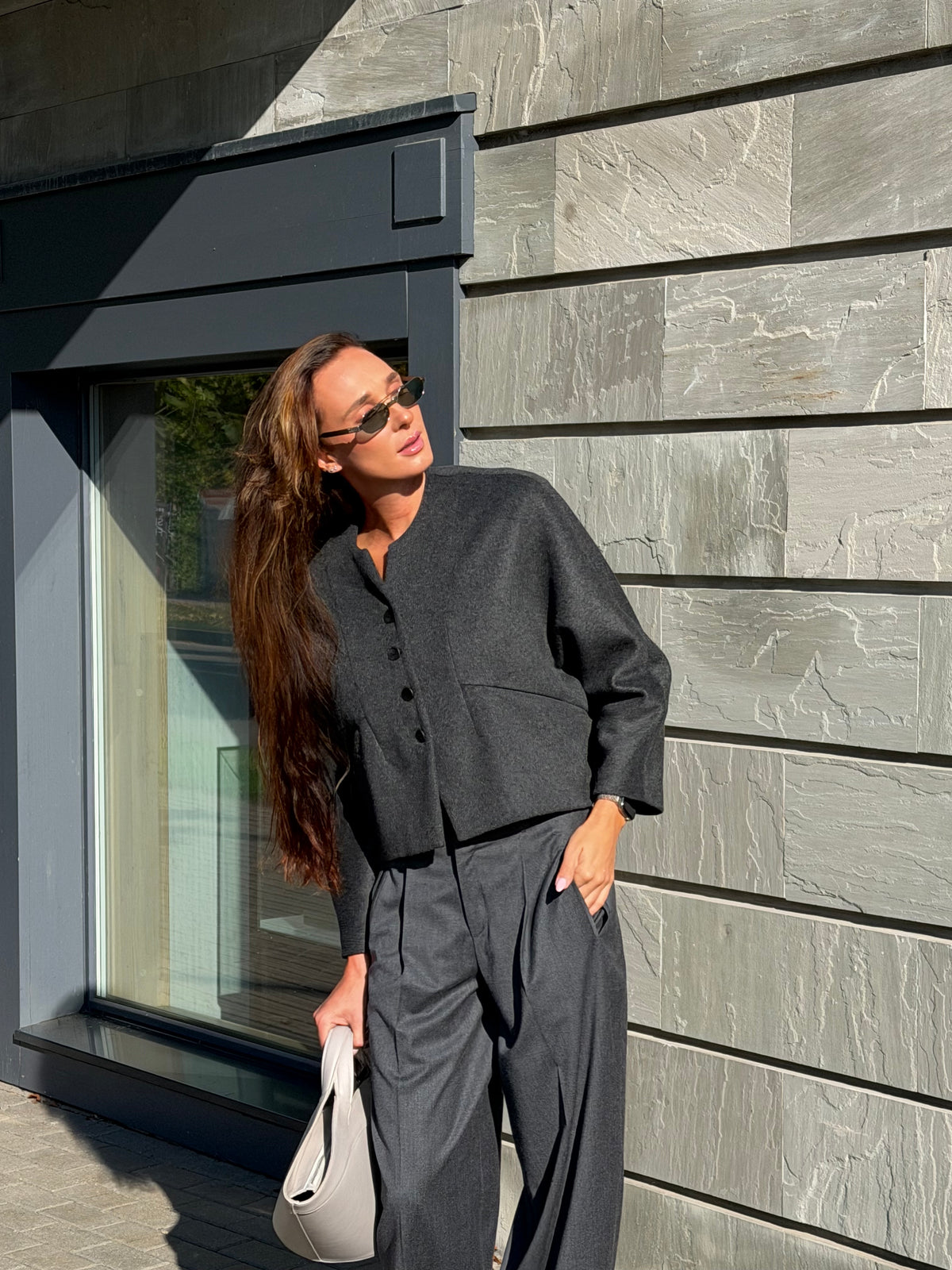 MADRESS | Cropped Wool Jacket