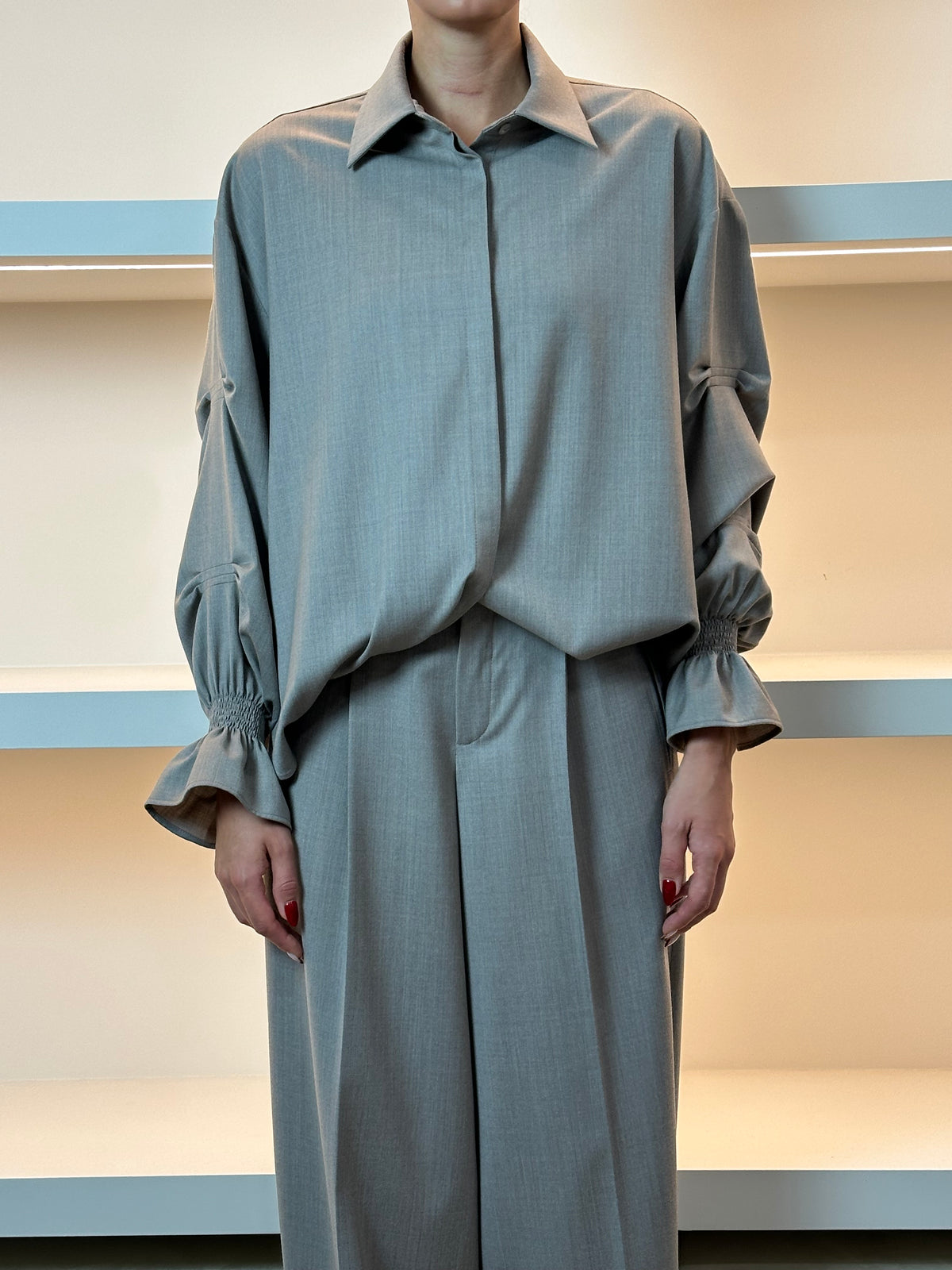 MADRESS | Wide-Leg Wool Trousers