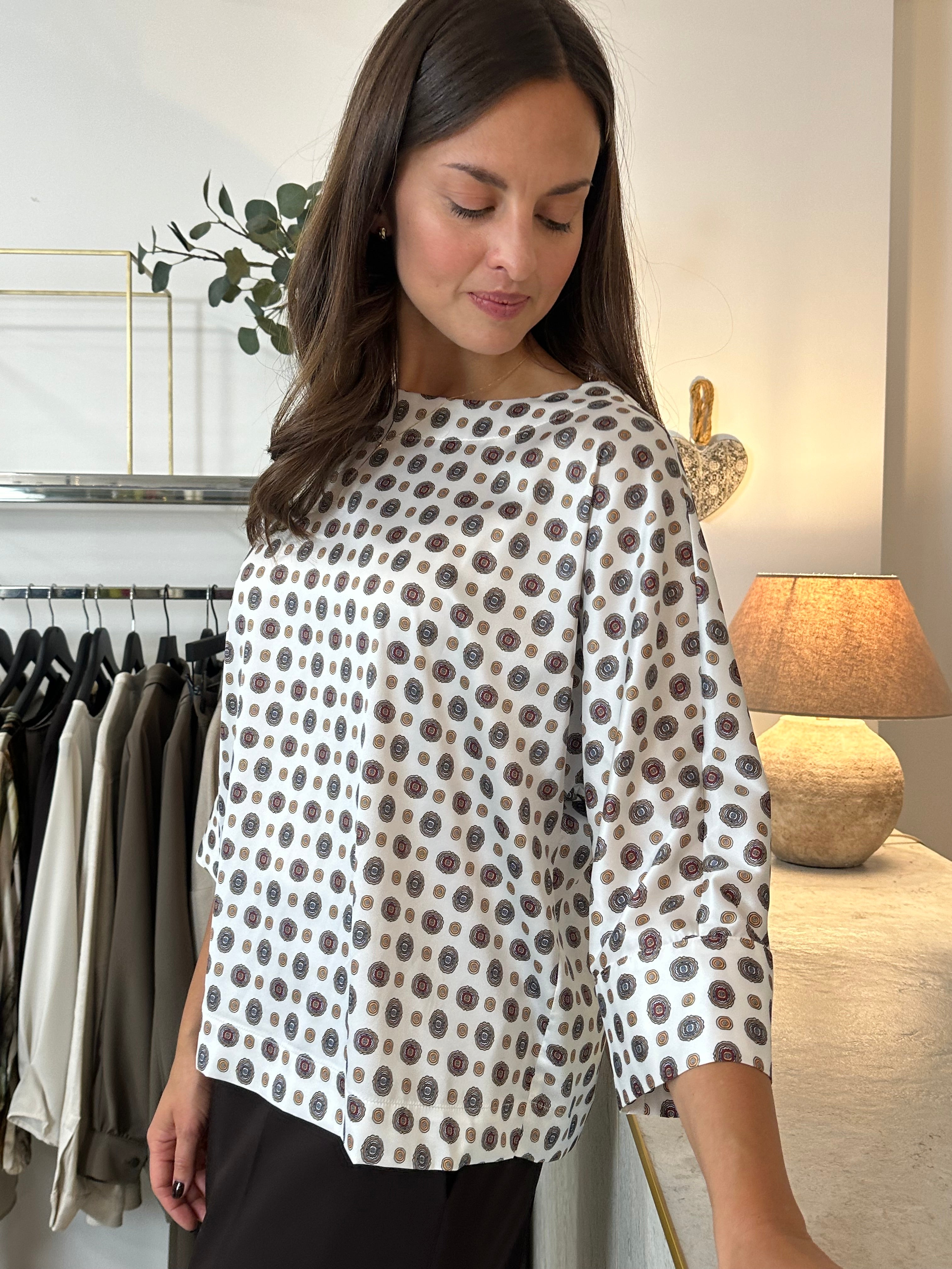 Madress palaidinė su autoriniu printu