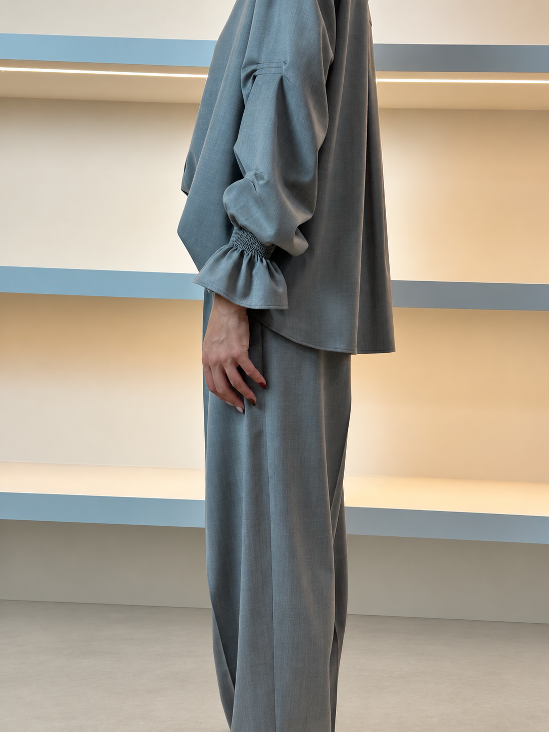 MADRESS | Wide-Leg Wool Trousers