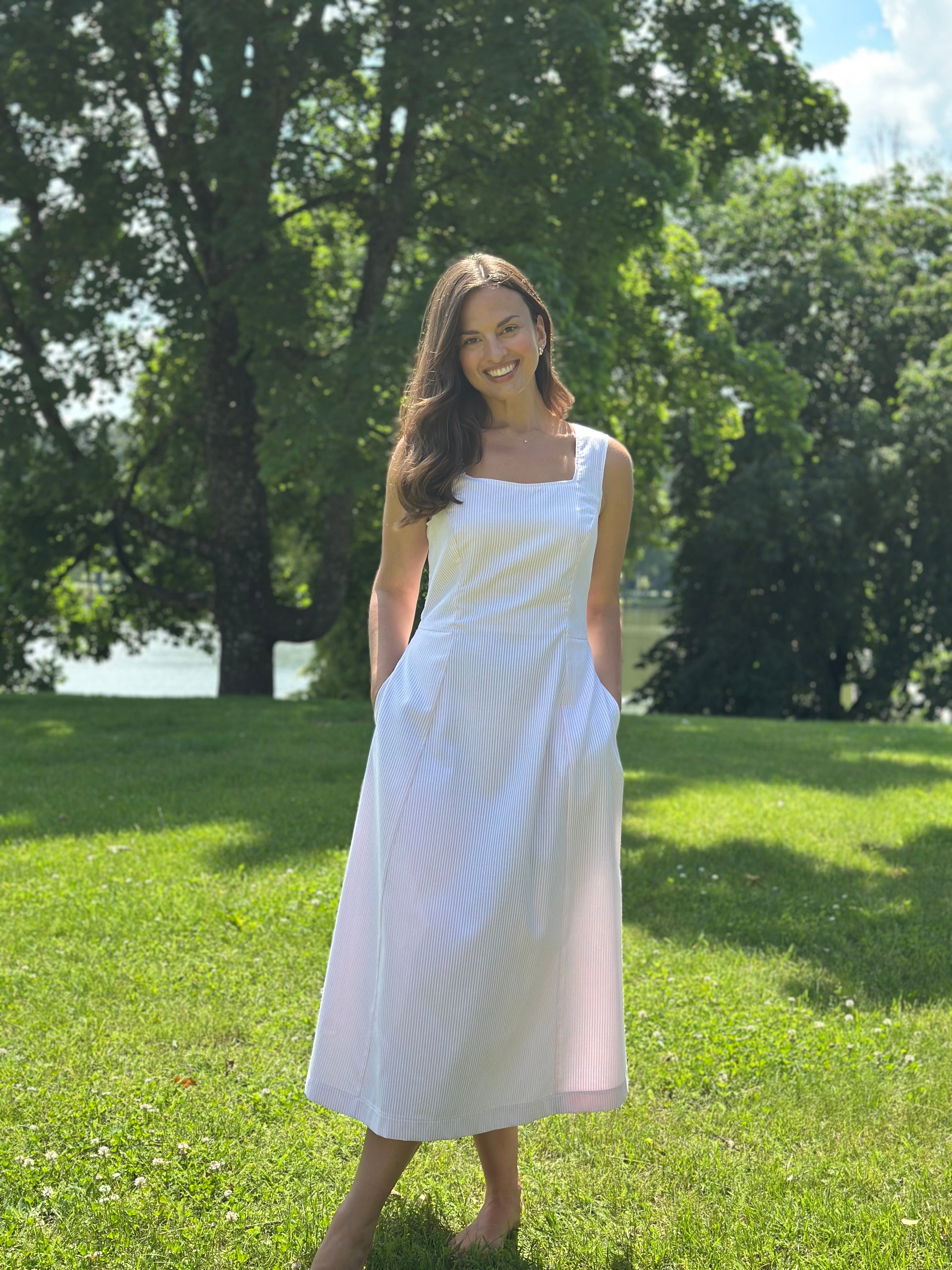 MADRESS | Baby Pink medvilninė suknelė
