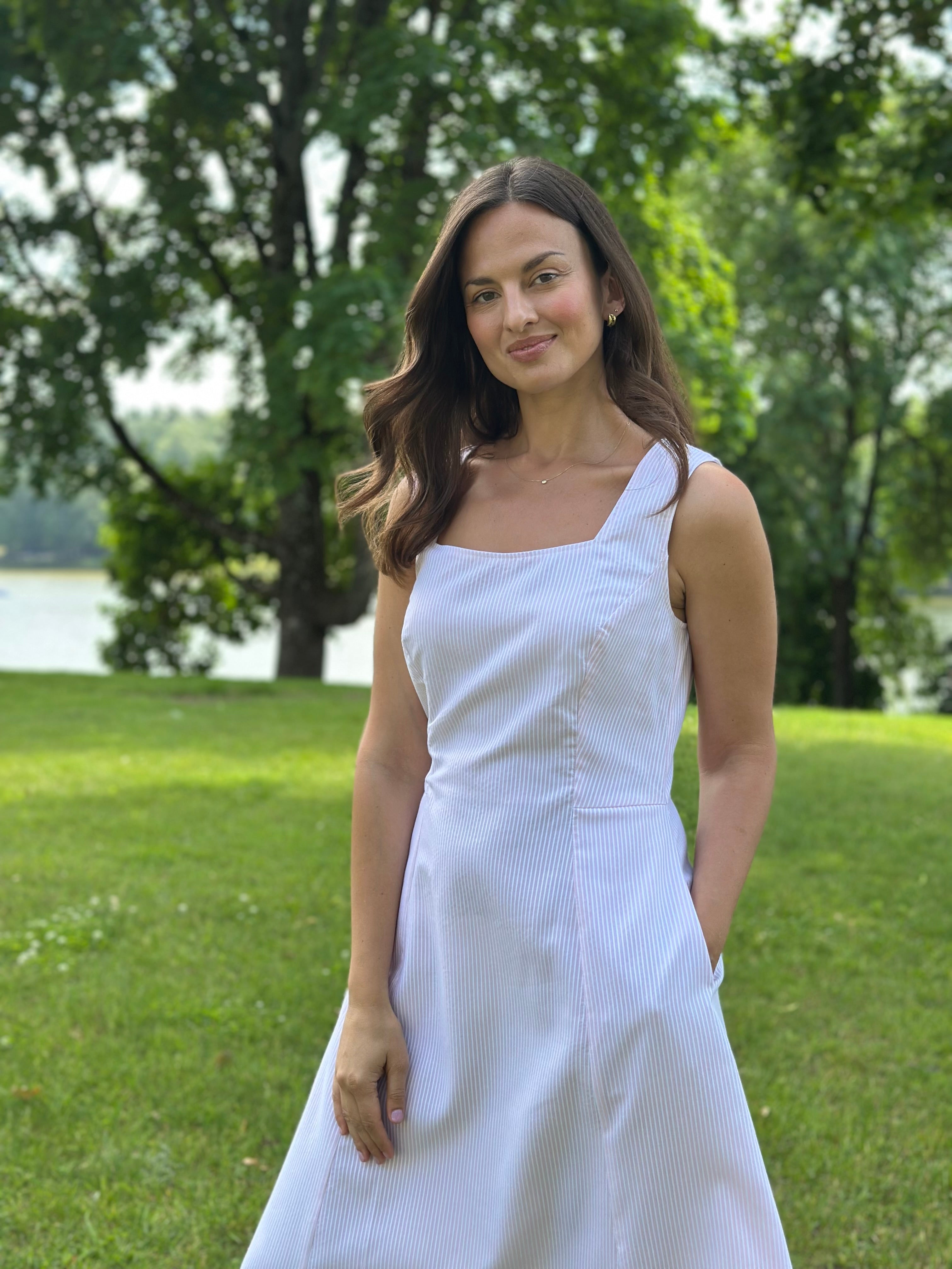 MADRESS | Baby Pink medvilninė suknelė