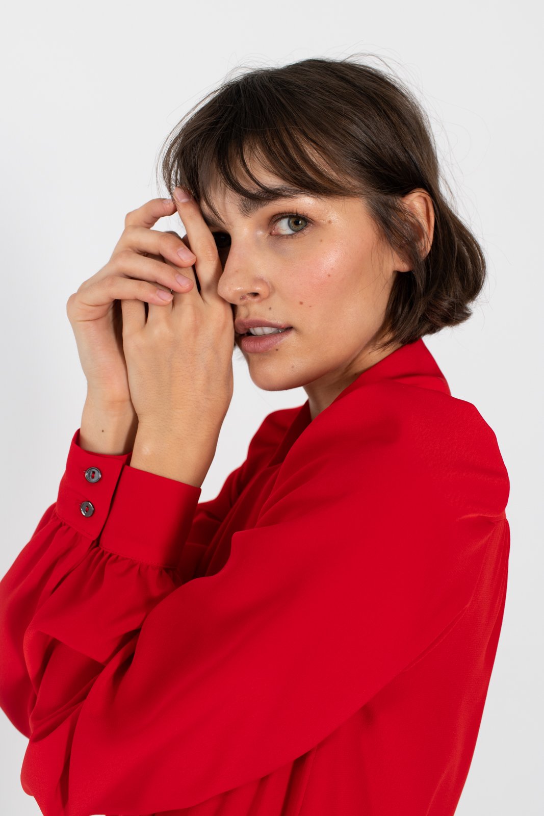 Le SLAP | MADEMOISELLE Scarlet red flared dress