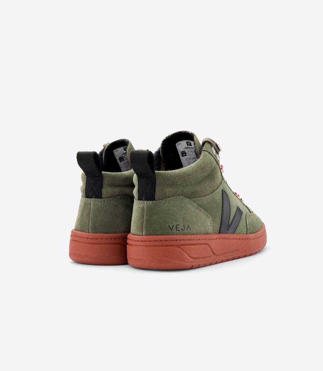 VEJA | RORAIMA SUEDE OLIVE BLACK RUST SOLE