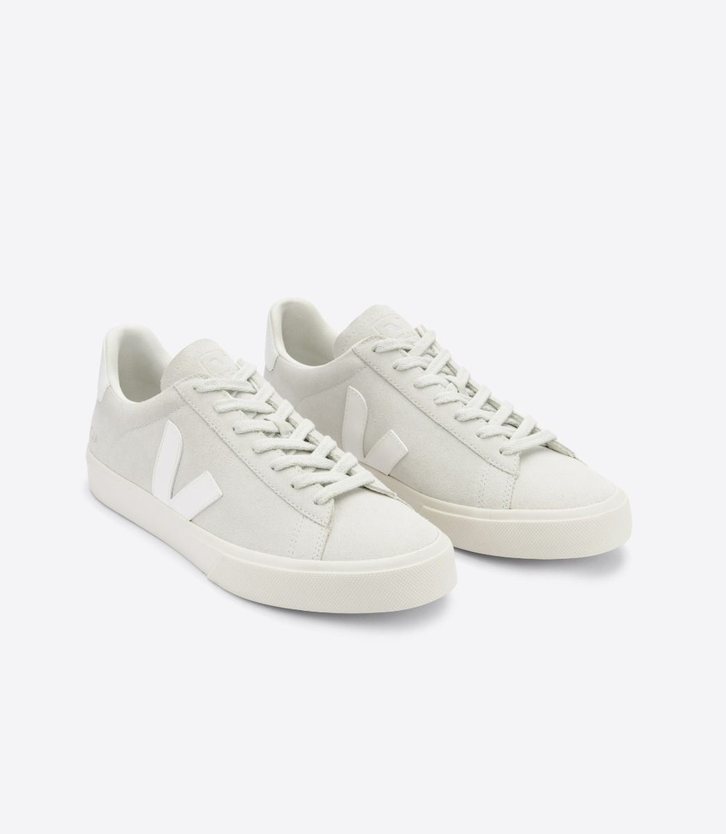 VEJA | CAMPO SUEDE NATURAL WHITE