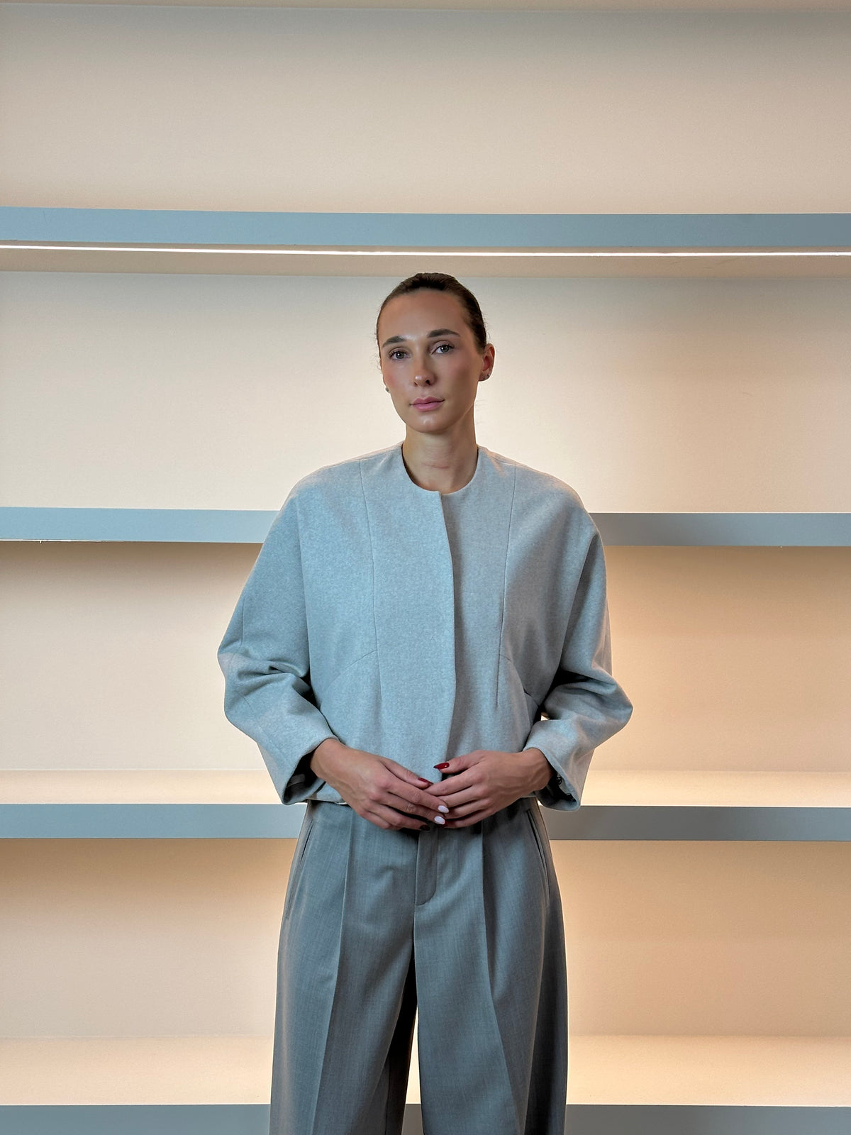 MADRESS | Cropped Wool Jacket