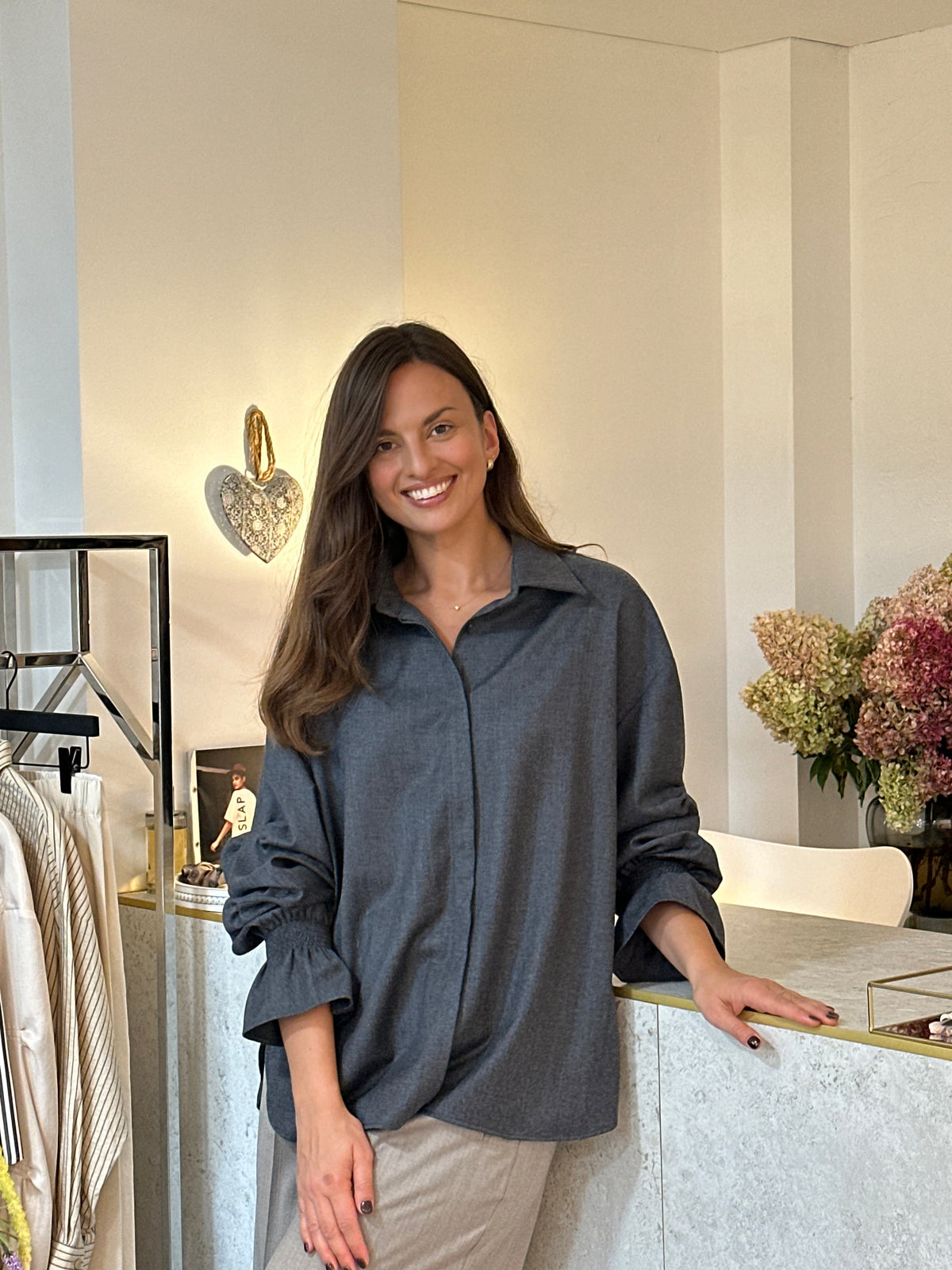 MADRESS | Oversized Wool-Blend Shirt