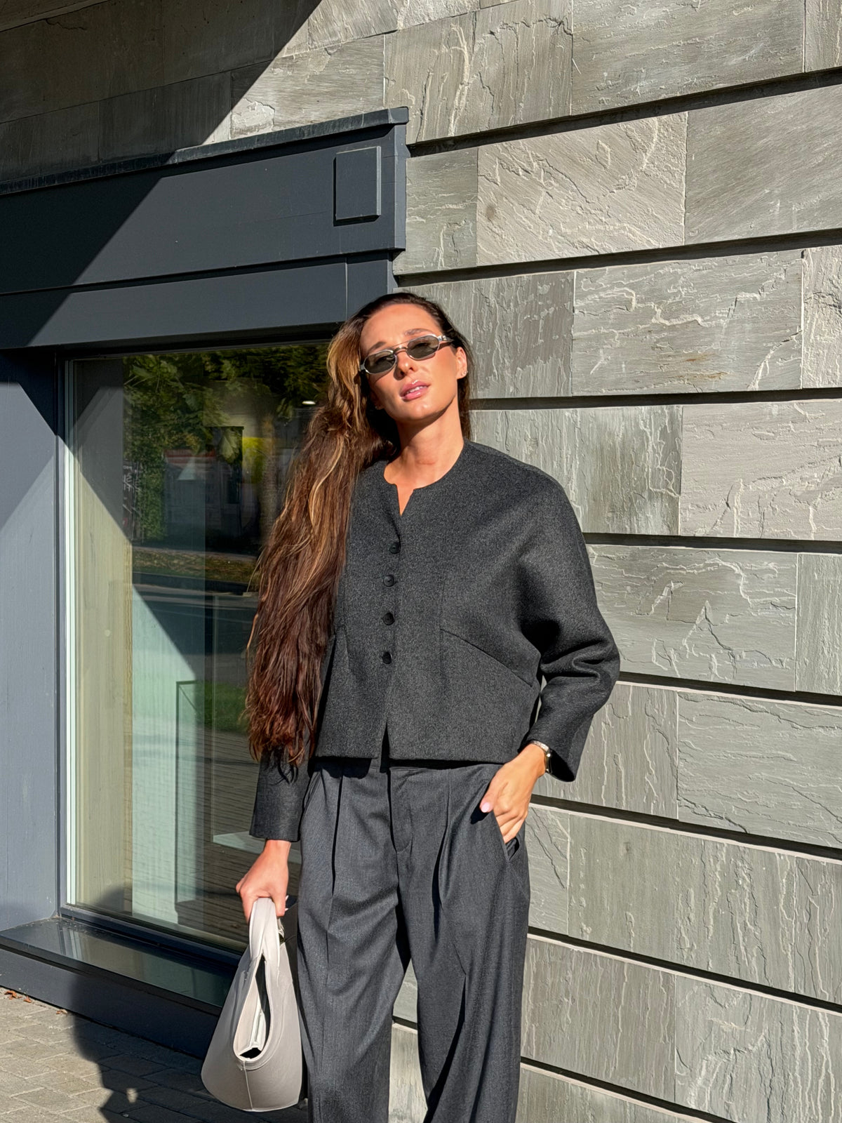 MADRESS | Cropped Wool Jacket