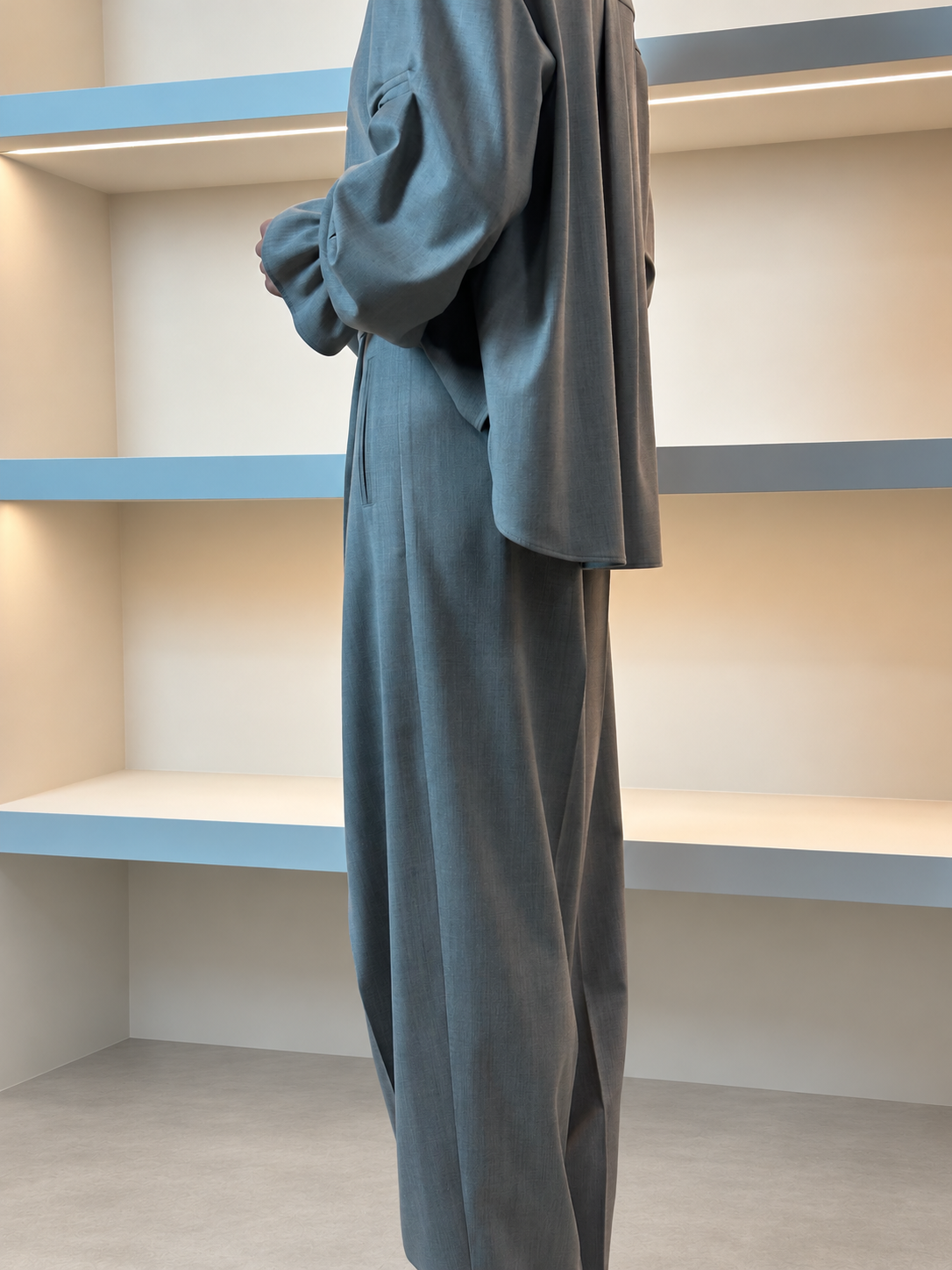 MADRESS | Wide-Leg Wool Trousers