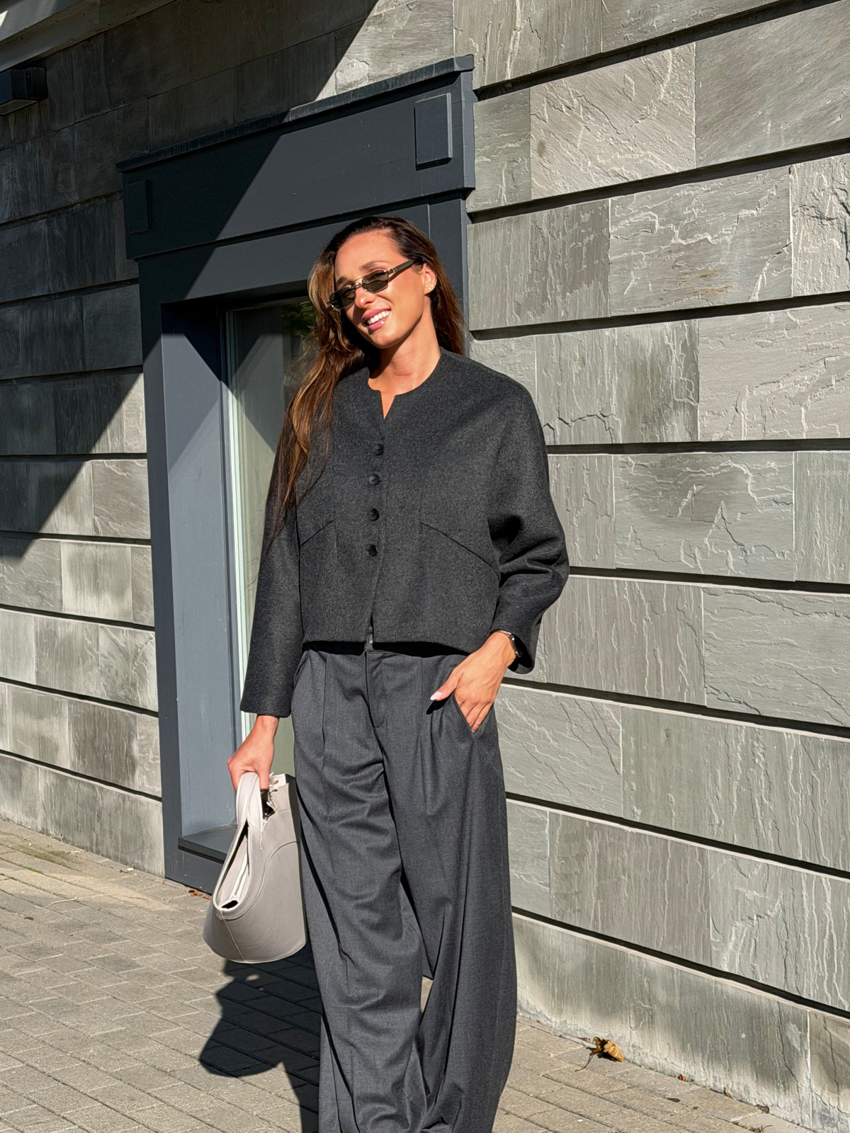 MADRESS | Cropped Wool Jacket