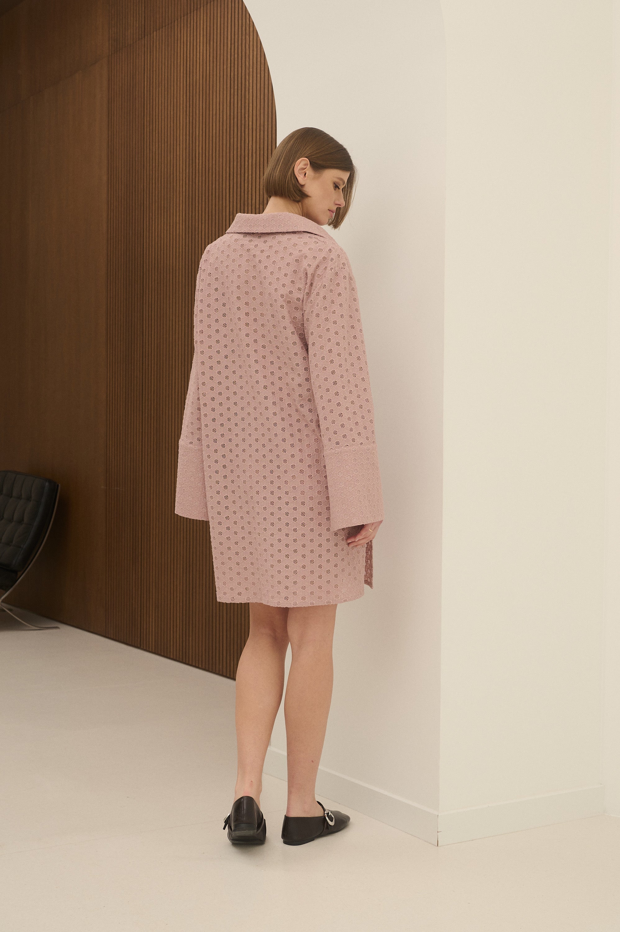 MADRESS | Raštuota mini suknelė