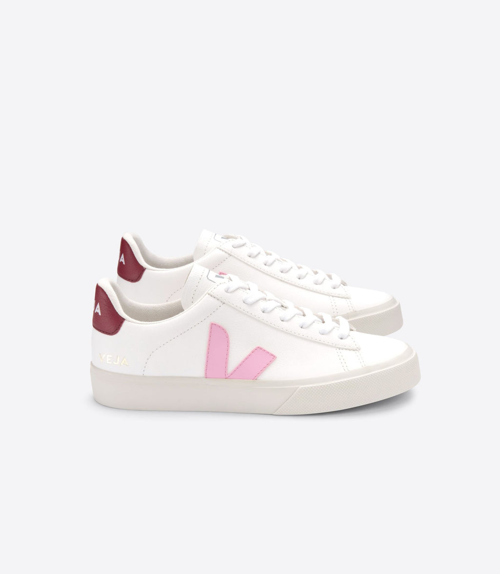VEJA | CAMPO LEATHER WHITE GUIMAUVE MARSALA