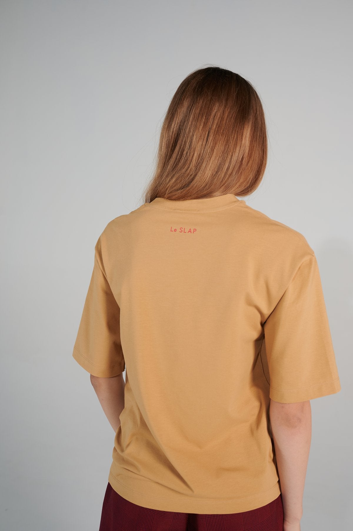 Le SLAP LIFETIME | Loose-fit nude cotton t-shirt