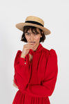 Le SLAP | MADEMOISELLE Scarlet red flared dress
