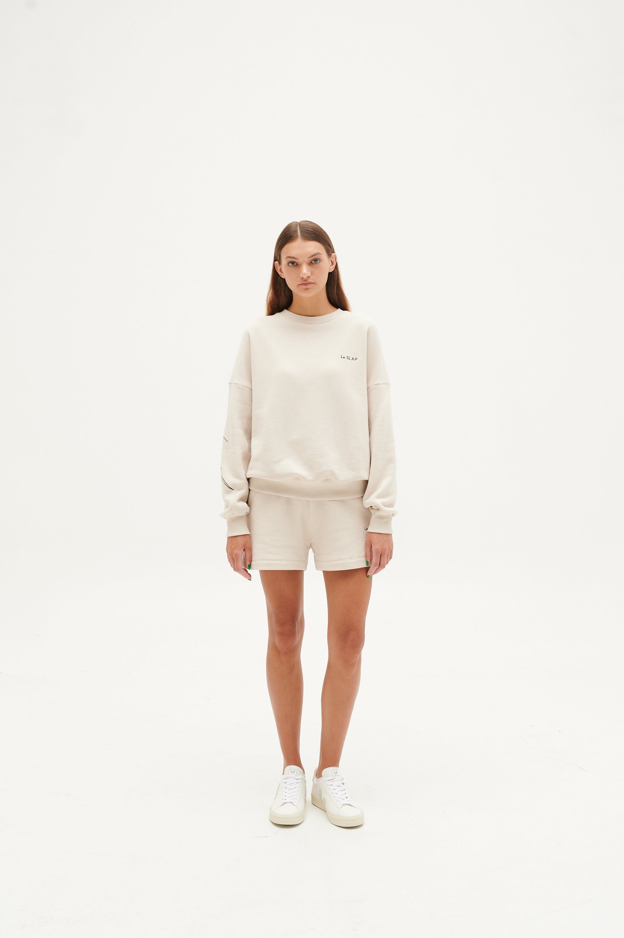 Le SLAP | UNIFORM Nude lounge wear shorts