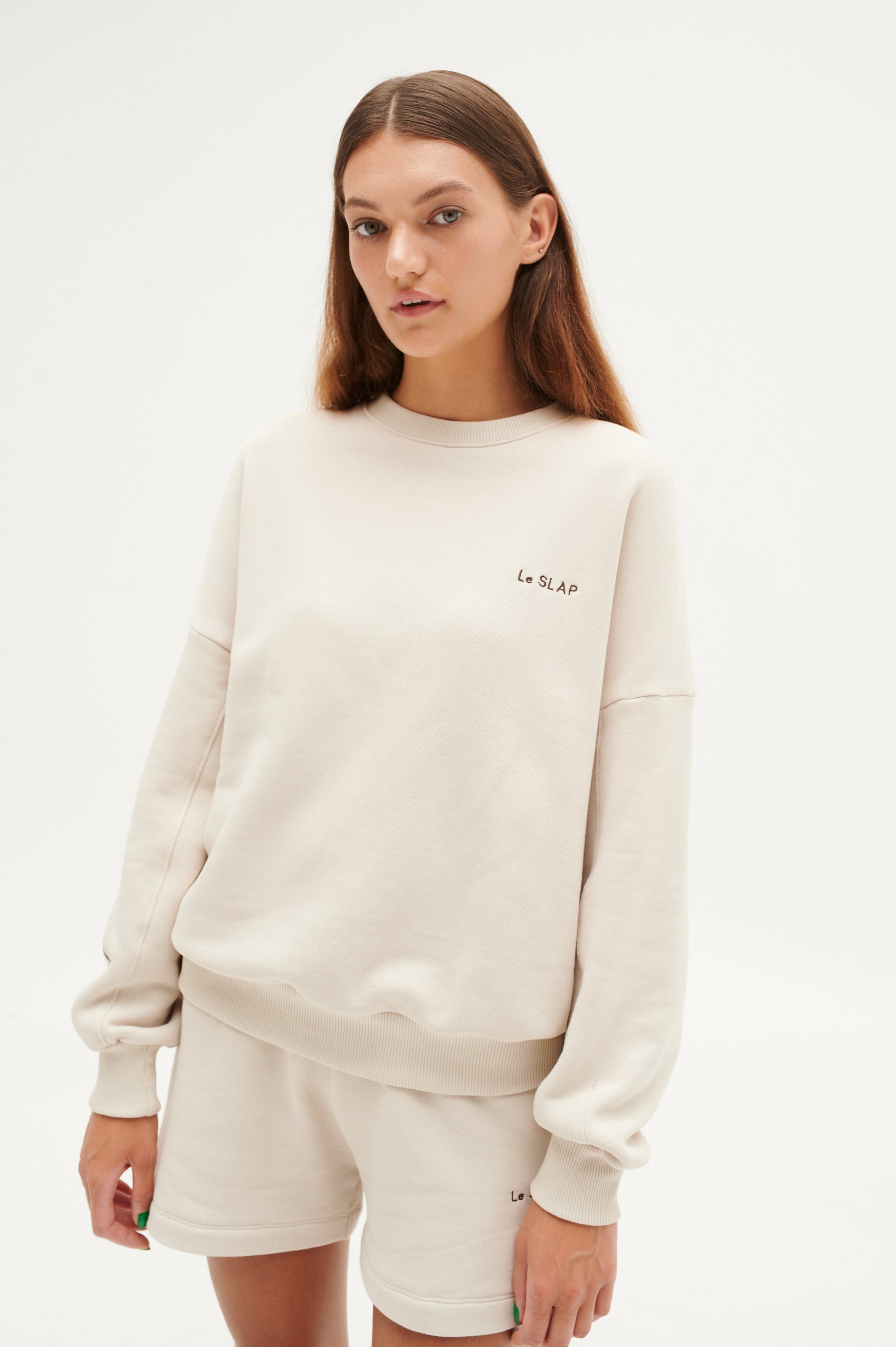 Le SLAP | UNIFORM Nude lounge wear shorts
