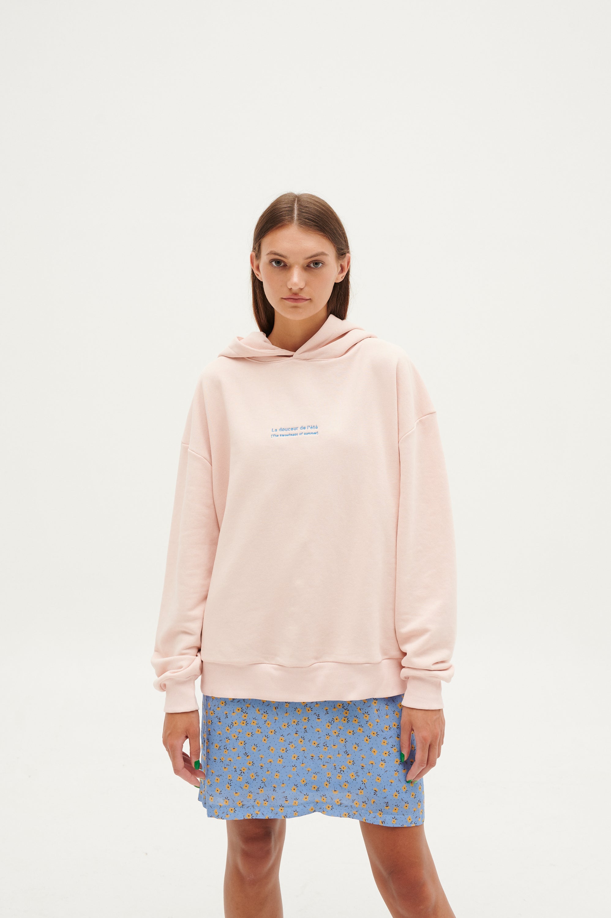 Le SLAP | FRENCH SERIES SUMMER PEACH OVERSIZE HOODIE