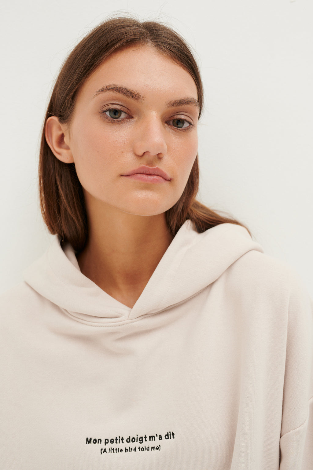 Le SLAP | FRENCH SERIES TOLD ME VANILLA OVERSIZE HOODIE