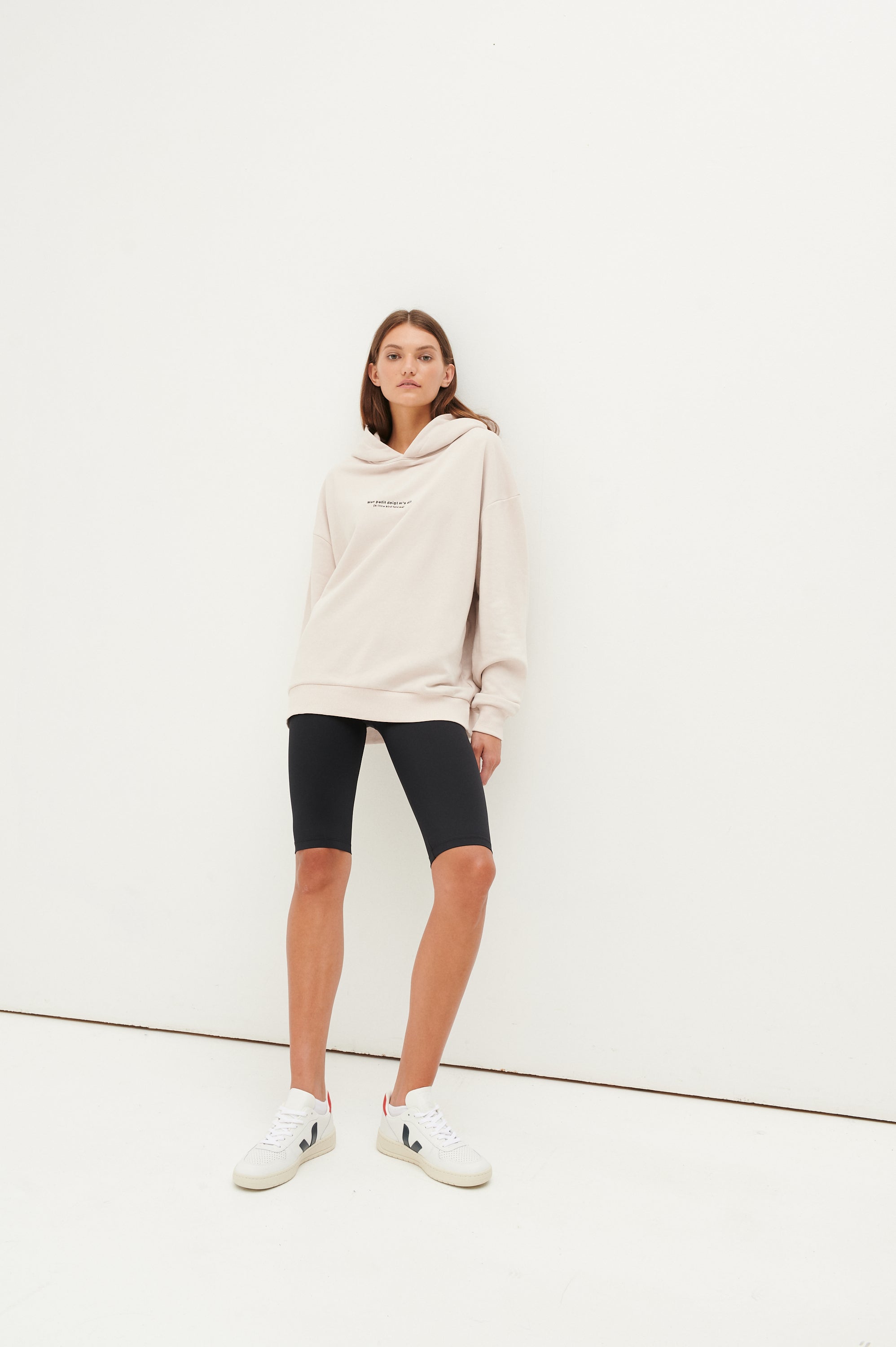 Le SLAP | FRENCH SERIES TOLD ME VANILLA OVERSIZE HOODIE