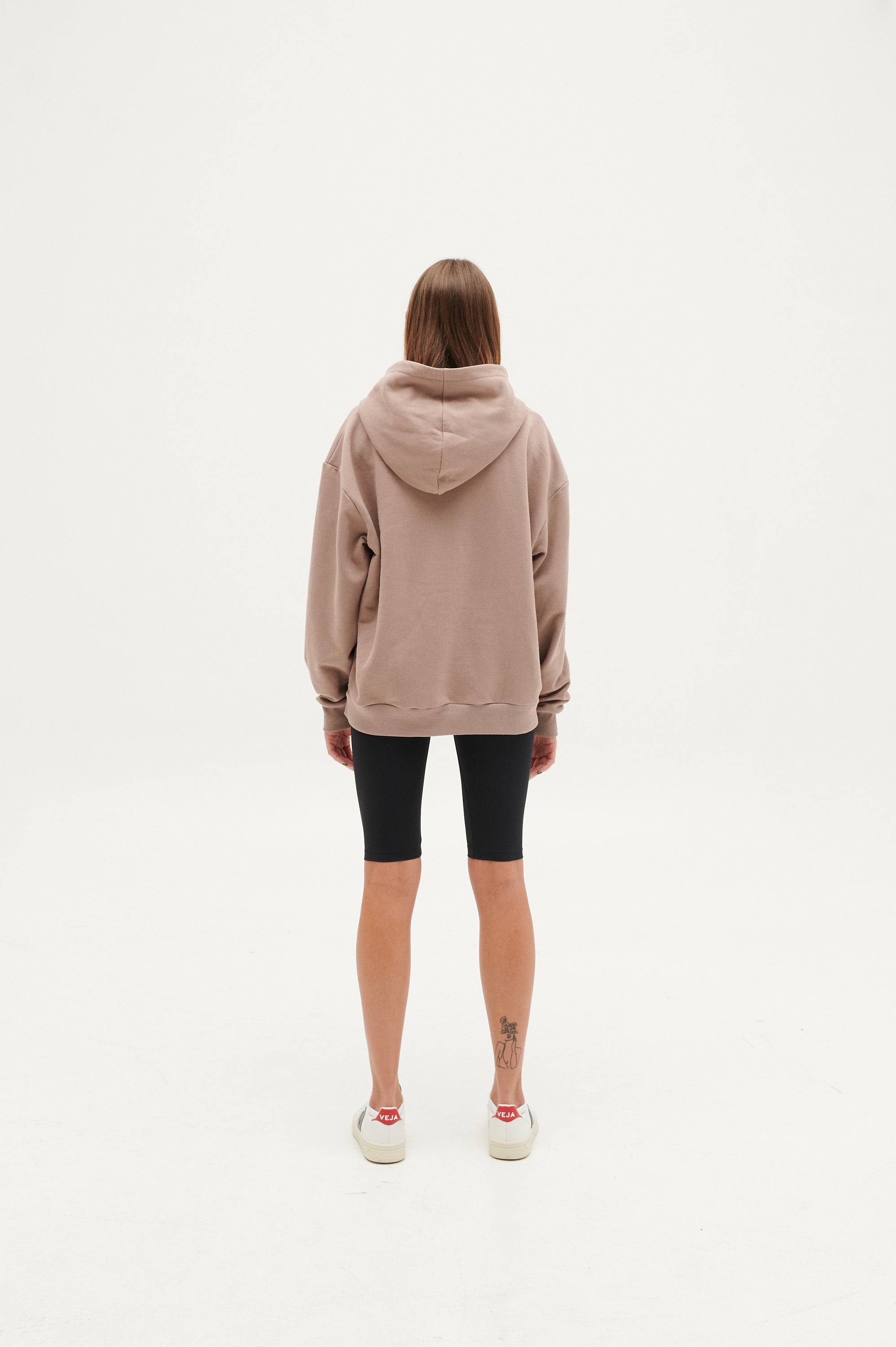 Le SLAP | FRENCH SERIES LAUGH CHOCOLATE OVERSIZE HOODIE