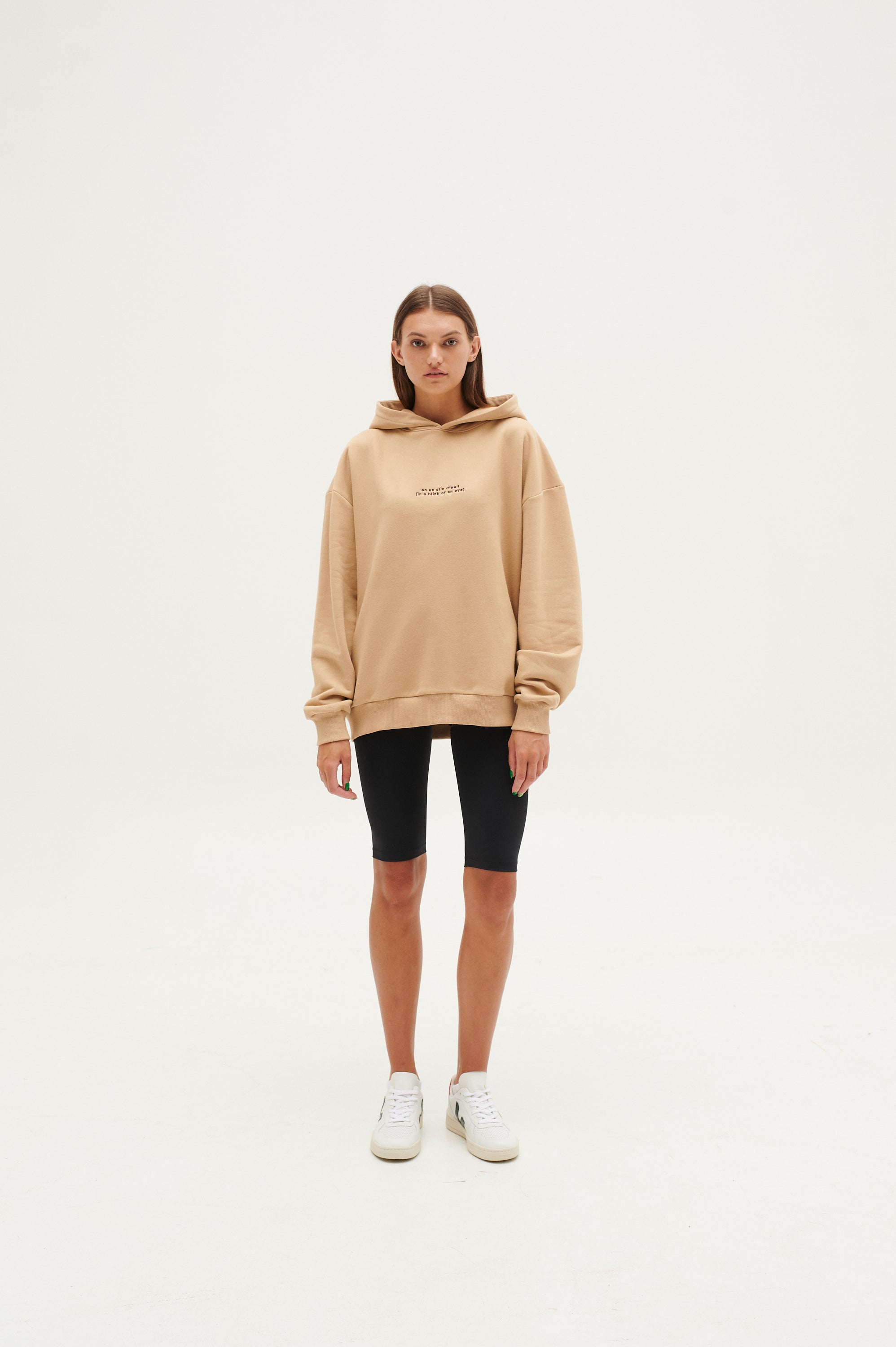 Le SLAP | FRENCH SERIES BLINK NUDE OVERSIZE HOODIE