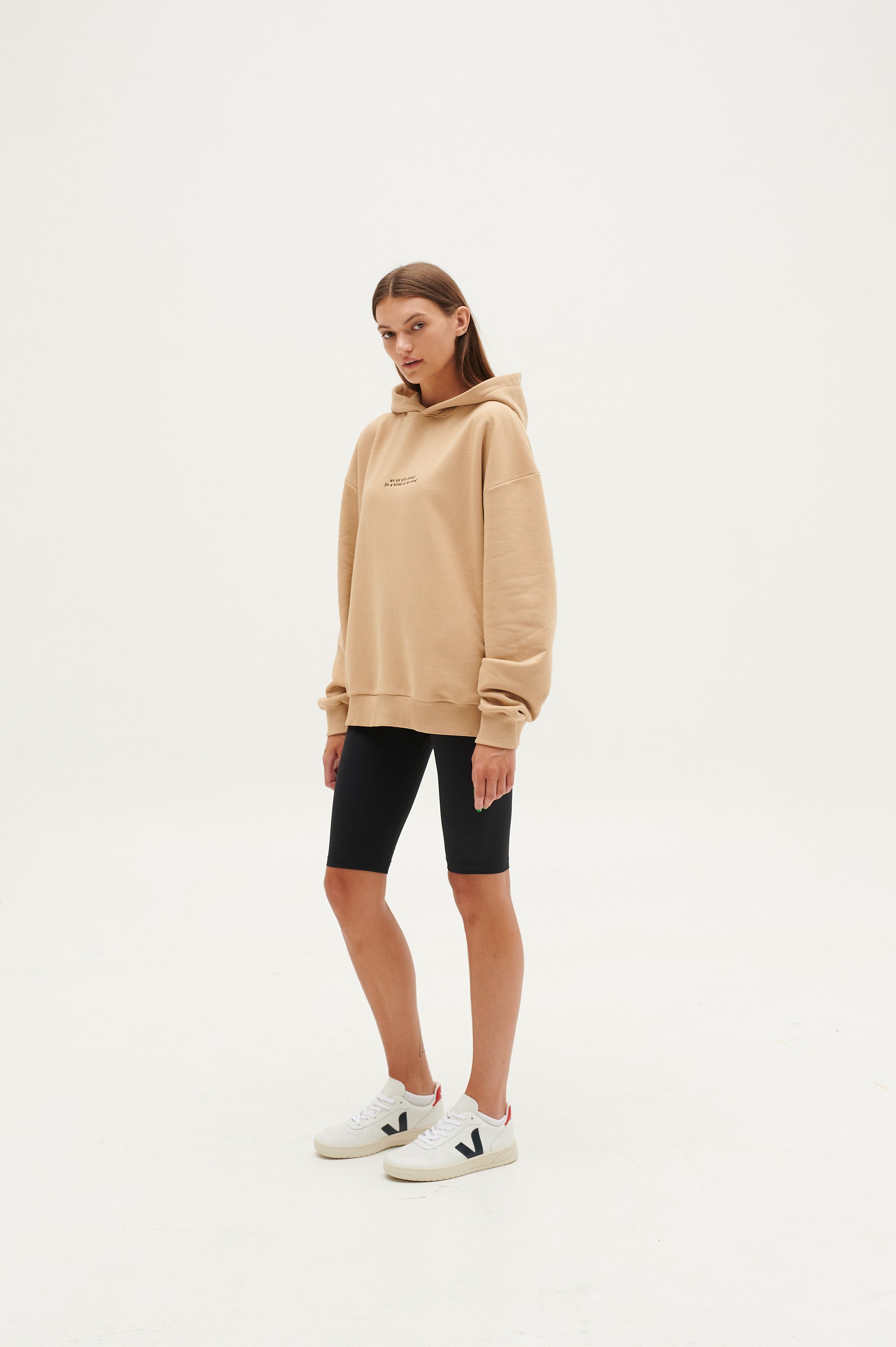 Le SLAP | FRENCH SERIES BLINK NUDE OVERSIZE HOODIE