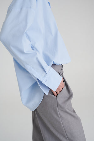 MADRESS | BABY BLUE COLLAR BLOUSE