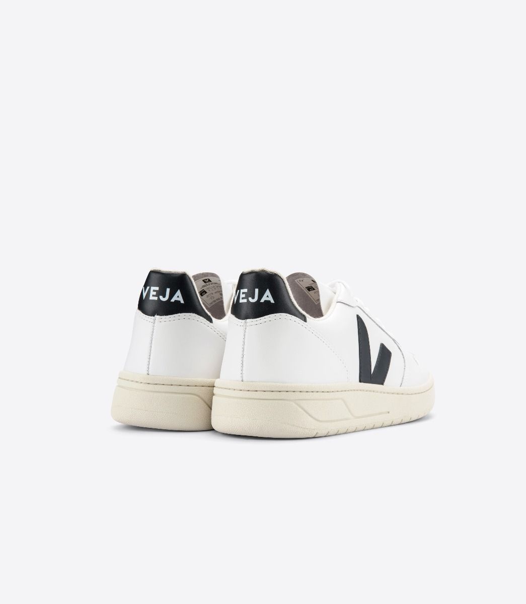 VEJA | V-10 LEATHER WHITE BLACK